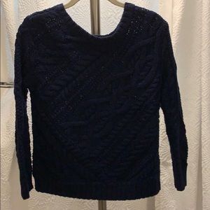 Cable knit sweater